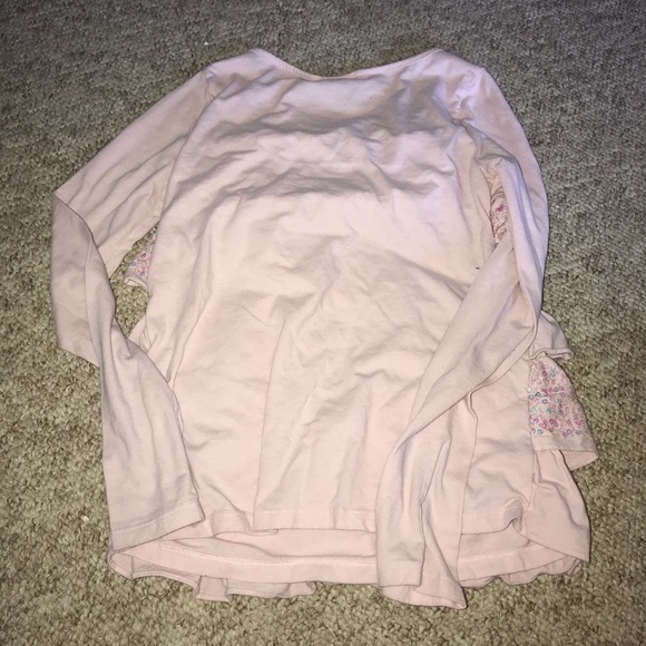 Pink Ruffle Sequin Top - Picture 3 of 4